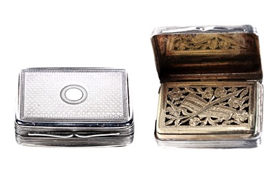 Lot 66 - A William IV silver vinaigrette by Edward Edwards, London 1834