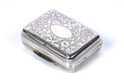 Lot 31 - A William IV silver vinaigrette by Thomas Shaw, Birmingham 1831