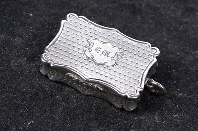 Lot 41 - An early Victorian silver vinaigrette by Nathaniel Mills, Birmingham 1843