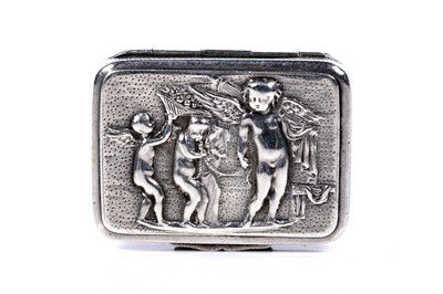 Lot 303 - A late George III silver vinaigrette by Lesdam and Vale, Birmingham 1818