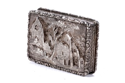 Lot 33 - A William IV silver castletop vinaigrette by Gervaise Wheeler, Birmingham 1836