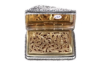 Lot 44 - A Victorian silver castletop vinaigrette, by Nathaniel Mills, Birmingham 1836