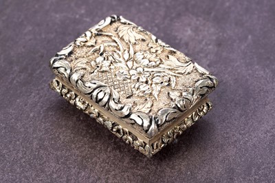 Lot 75 - A George IV silvergilt vinaigrette by Joseph Wilmore, Birmingham 1823