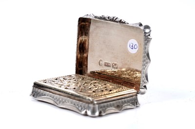Lot 76 - A rare Victorian vinaigrette by Nathaniel Mills, Birmingham 1846