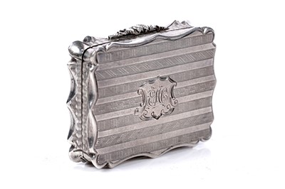 Lot 76 - A rare Victorian vinaigrette by Nathaniel Mills, Birmingham 1846