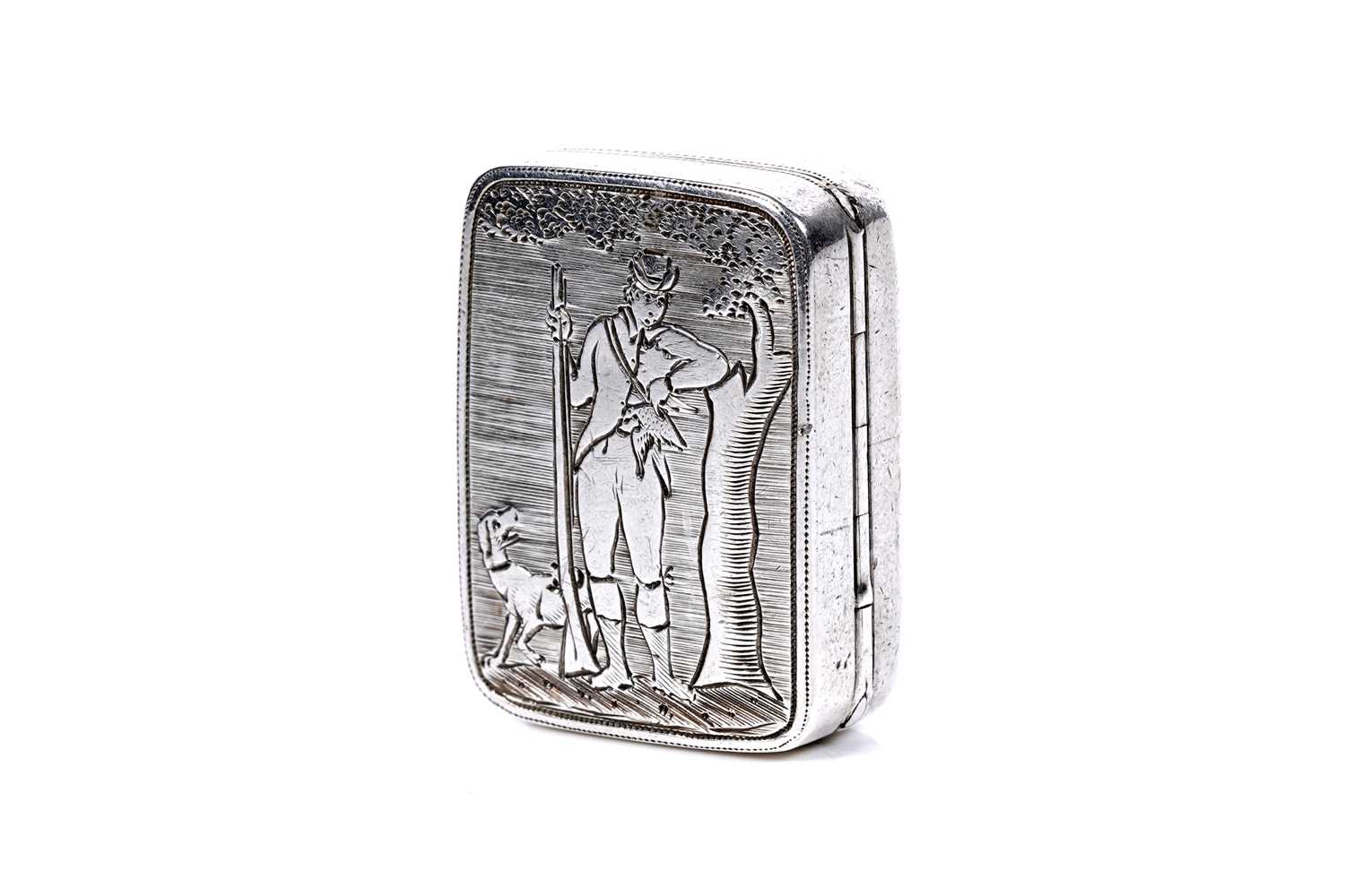 Lot 80 - A George III silver vinaigrette by Matthew Linwood, Birmingham 1810