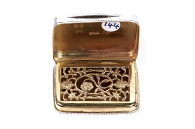Lot 80 - A George III silver vinaigrette by Matthew Linwood, Birmingham 1810