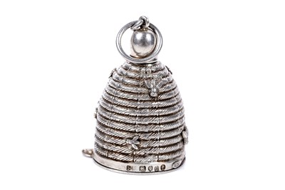 Lot 64 - A rare Victorian silver novelty vinaigrette and scent bottle combined by Sampson Mordan, London 1873