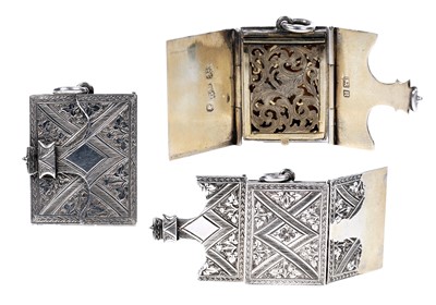 Lot 98 - A Victorian silver vinaigrette by George Unite, Birmingham 1866