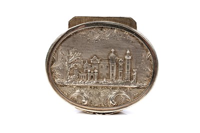 Lot 39 - A very rare Victorian Scottish provincial silvergilt castletop vinaigrette
