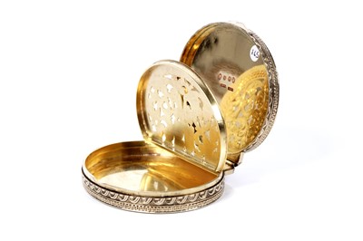 Lot 39 - A very rare Victorian Scottish provincial silvergilt castletop vinaigrette