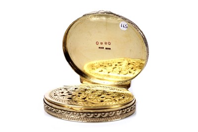 Lot 39 - A very rare Victorian Scottish provincial silvergilt castletop vinaigrette