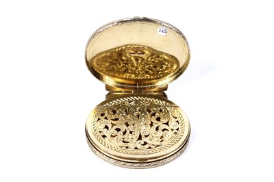 Lot 39 - A very rare Victorian Scottish provincial silvergilt castletop vinaigrette