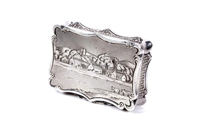 Lot 51 - A Victorian silver vinaigrette by Nathaniel Mills, Birmingham 1847
