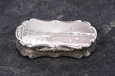 Lot 4 - A rare Victorian silver vinaigrette by Nathaniel Mills, Birmingham 1849
