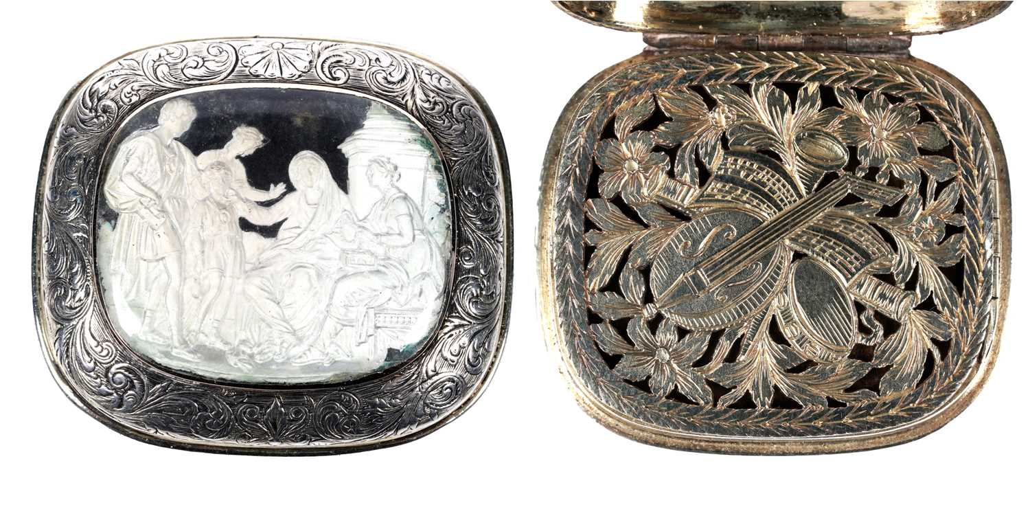 Lot 84 - A William IV silvergilt vinaigrette probably by John Nichols, London 1834