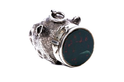 Lot 52 - A rare Victorian novelty silver vinaigrette by Sampson Mordan, London 1875