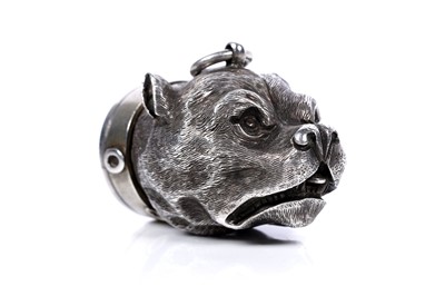 Lot 52 - A rare Victorian novelty silver vinaigrette by Sampson Mordan, London 1875