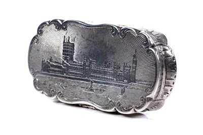 Lot 95 - A Victorian large silver castletop vinaigrette by David Pettifer, Birmingham 1853