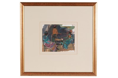 Lot 511 - Ruth Fowler - Seated figures | watercolour