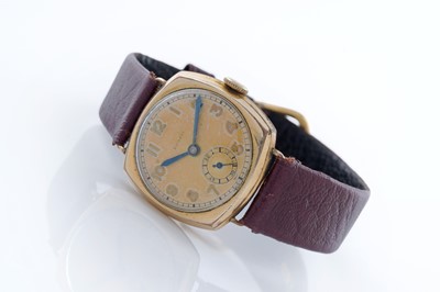 Lot 603 - Rolco Rolex: a gold filled cased manual wind wristwatch