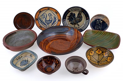 Lot 242 - A large collection of 20th Century studio pottery