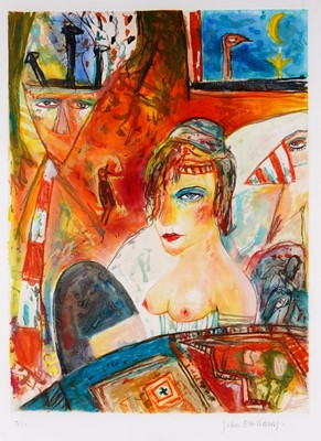 Lot 74 - John Bellany - Moonlight | etching