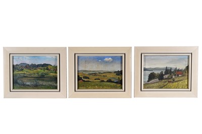 Lot 338 - Fridel Dethleffs-Edelmann - Meersburg, Kempten in Allgäu and Billesweiher | oils