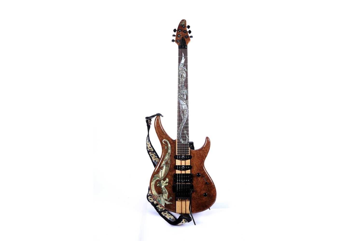 Lot 124 - A custom Antonio Tsai style dragon guitar