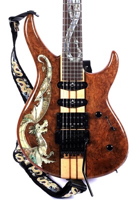 Lot 124 - A custom Antonio Tsai style dragon guitar