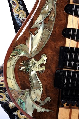 Lot 124 - A custom Antonio Tsai style dragon guitar