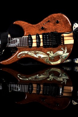 Lot 124 - A custom Antonio Tsai style dragon guitar