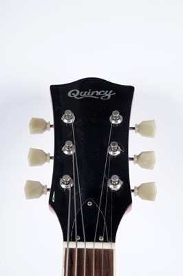 Lot 136 - A Quincy 335 style guitar