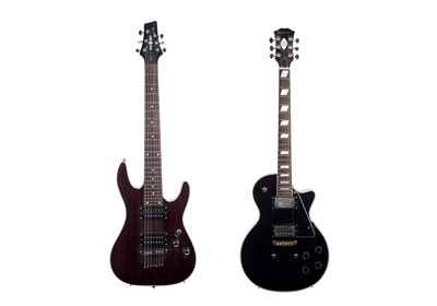 Lot 494 - A Black Knight C. STD-50; and an Eastcoast Les Paul style guitar