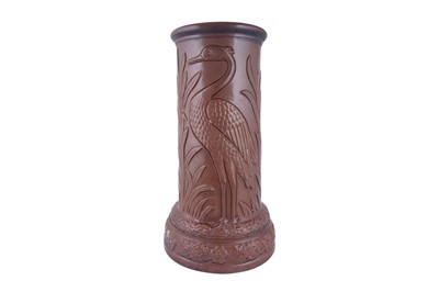 Lot 192 - A salt glazed umbrella stand