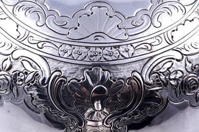 Lot 362 - A George II Scottish silver bullet teapot