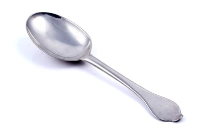 Lot 368 - A rare Queen Anne Scottish silver tablespoon