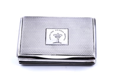 Lot 375 - A George III Scottish silver snuff box