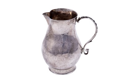 Lot 388 - An extremely rare Scottish provincial silver cream jug, William Byres, Banff