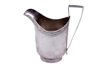 Lot 397 - A late 18th Century American silver cream jug