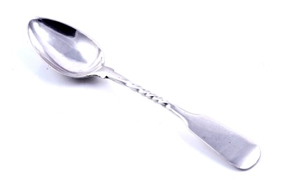 Lot 402 - A Scottish provincial silver masking spoon