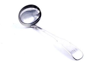 Lot 405 - A Scottish provincial silver toddy ladle