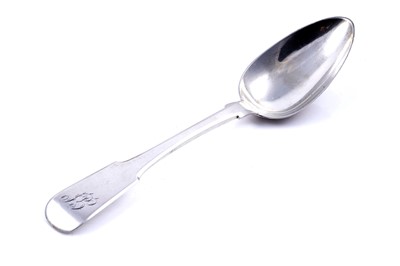 Lot 407 - A Scottish provincial silver tablespoon