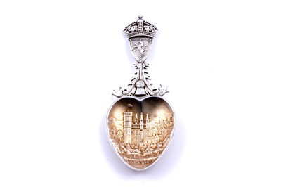 Lot 409 - A Scottish provincial silver caddy spoon