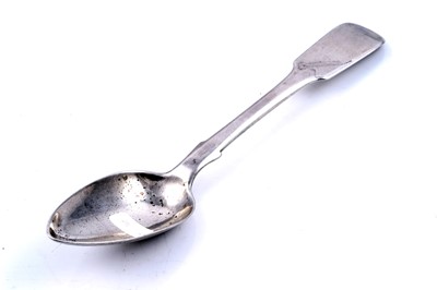 Lot 418 - A Scottish provincial silver dessertspoon