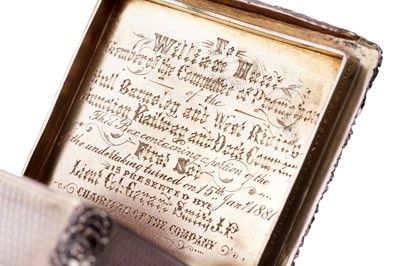 Lot 419 - An extremely rare Victorian silver-gilt provincial snuff box, by B. Barnett, Hull