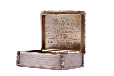 Lot 419 - An extremely rare Victorian silver-gilt provincial snuff box, by B. Barnett, Hull