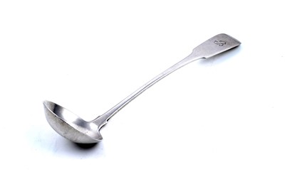 Lot 434 - A Scottish provincial silver toddy ladle