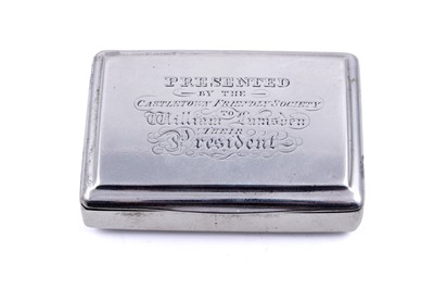 Lot 450 - A George IV Scottish silver snuff box