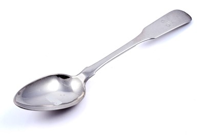 Lot 453 - A Scottish provincial silver tablespoon